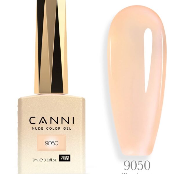 לק ג’ל 9 מ”ל | מס’ 9050 Translucent | סדרת CC3 | קאני CANNI