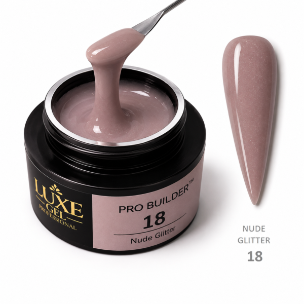 פרו בילדר  18 nude glitter